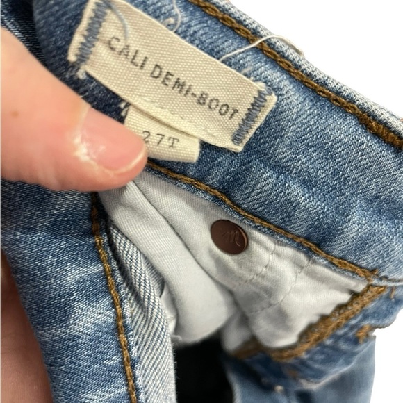 Madewell Light Wash Cali Demi Bootcut Exposed Button Fly Jeans 27 Tall - Picture 3 of 9